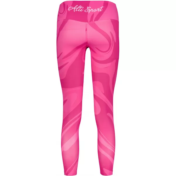  Dámské dlouhé legíny premium ALTISPORT VOJ/ALW072LEG01 HOT-PINK 