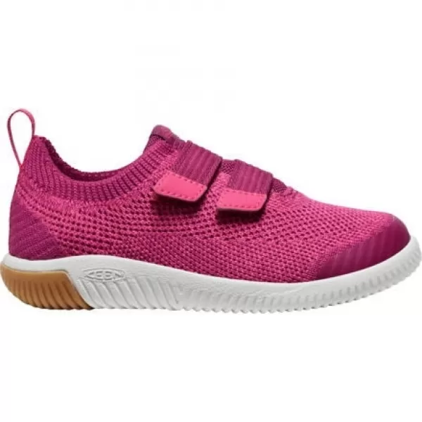  Dětské boty barefoot KEEN KNX KNIT DS BEAUJOLAIS/RASPBERRY 