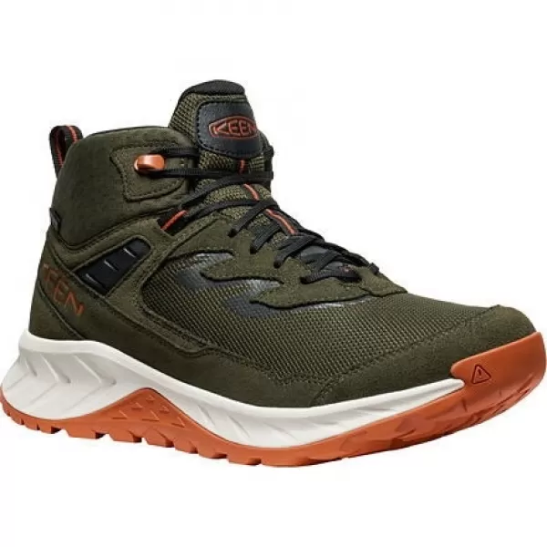  Panské boty KEEN HIGHTRAIL MID WP FOREST NIGHT/GOLD FLAME 