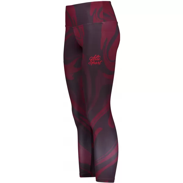  Dámské dlouhé legíny premium ALTISPORT VOJ/ALW072LEG01 WINE-RED 