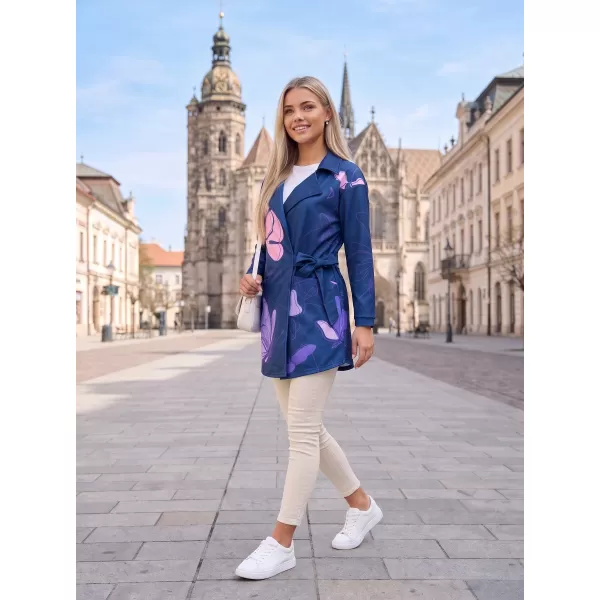  Dámské mikinové sáčko premium Altisport VOJ/ALW086MI05 TMAVĚ MODRÁ-FIALOVÁ 