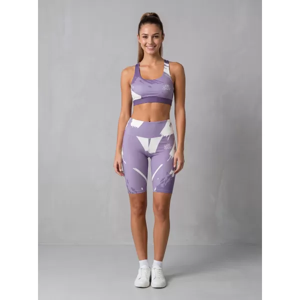  Dámské legíny nad kolena premium ALTISPORT VOJ/ALW081LEG02 FIALOVÁ 