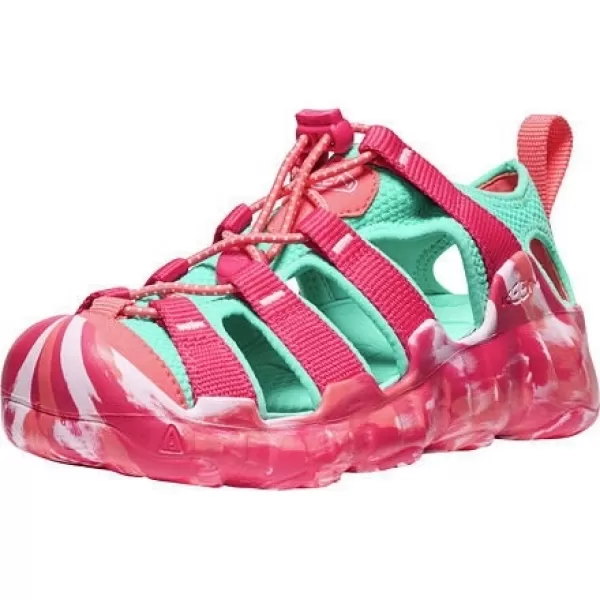  Dětské sandály KEEN HYPERPORT H2 YOUTH RASPBERRY/POOL BLUE 