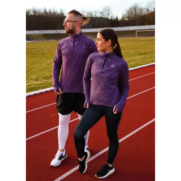  Dámská sportovní mikina premium plus ALTISPORT VOJ/ALW072MI04 FIALOVÁ 