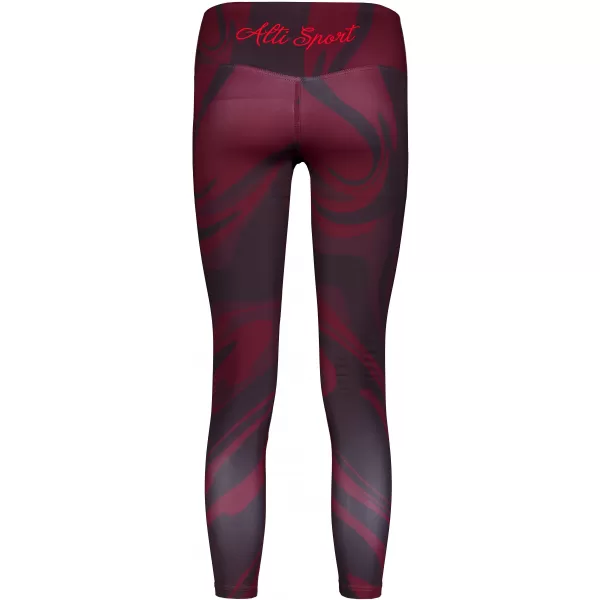  Dámské dlouhé legíny premium ALTISPORT VOJ/ALW072LEG01 WINE-RED 