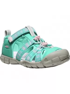 Dětské sandály KEEN SEACAMP II CNX YOUTH BRIGHT AQUA/PINK-A-BOO