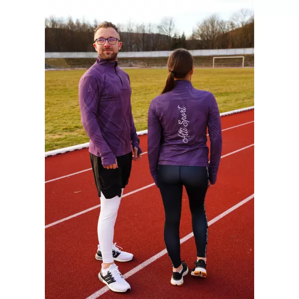  Dámská sportovní mikina premium plus ALTISPORT VOJ/ALW072MI04 FIALOVÁ 