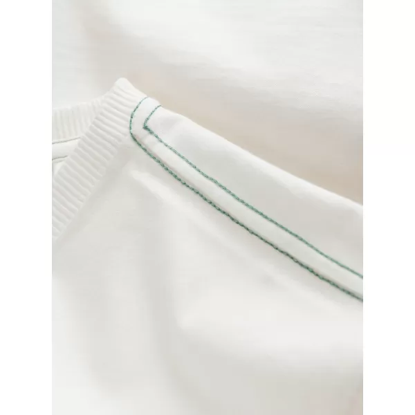  Pánské triko OMBRE OM-TSCT-0151 WHITE 