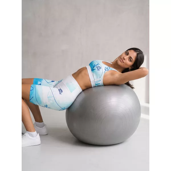  Dámské legíny nad kolena premium ALTISPORT VOJ/ALW083LEG02 BÍLOMODRÁ 