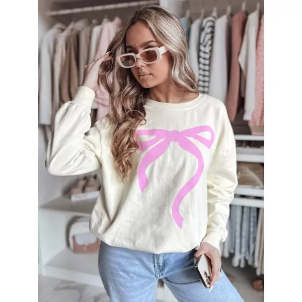  Dámská mikina oversize DSTREET SOFTTIE BÉŽOVÁ 