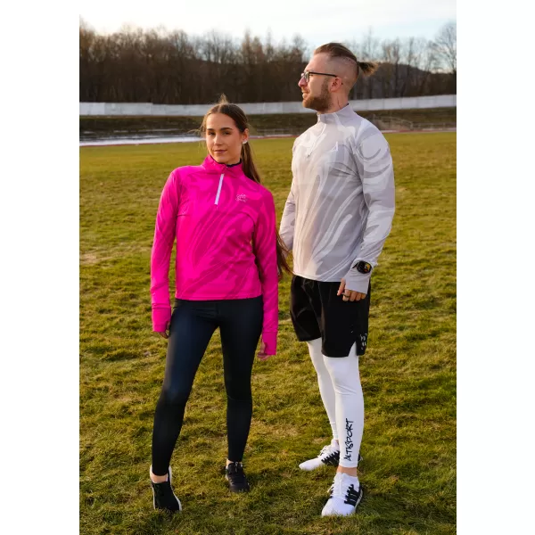  Dámská sportovní mikina premium plus ALTISPORT VOJ/ALW072MI04 HOT-PINK 