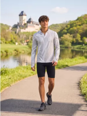 Pánská sportovní mikina premium plus ALTISPORT VOJ/ALM072MI04 ŠEDÁ