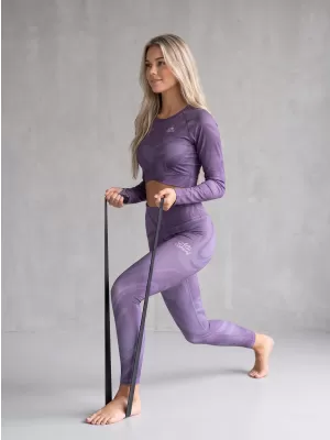 Dámské dlouhé legíny premium ALTISPORT VOJ/ALW072LEG01 FIALOVÁ