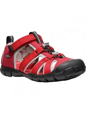 Dětské sandály KEEN SEACAMP II CNX YOUTH RIBBON RED/ALLOY