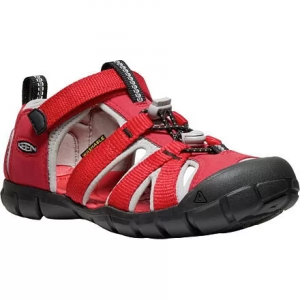  Dětské sandály KEEN SEACAMP II CNX YOUTH RIBBON RED/ALLOY 