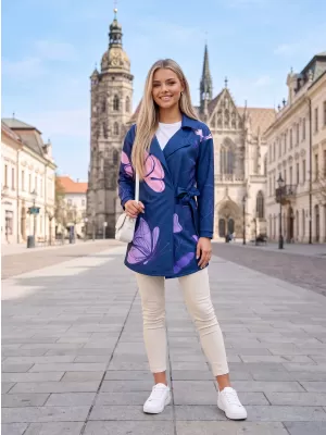 Dámské mikinové sáčko premium Altisport VOJ/ALW086MI05 TMAVĚ MODRÁ-FIALOVÁ