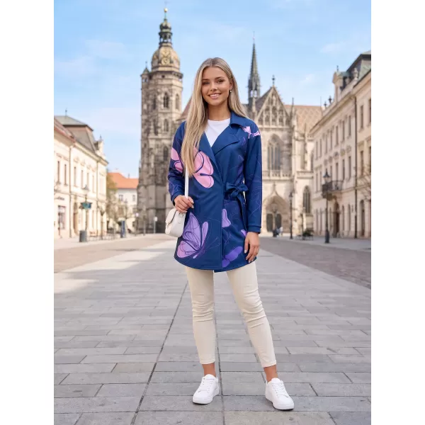  Dámské mikinové sáčko premium Altisport VOJ/ALW086MI05 TMAVĚ MODRÁ-FIALOVÁ 