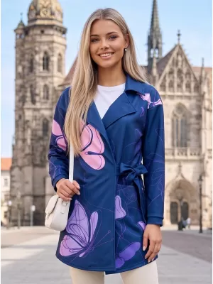 Dámské mikinové sáčko premium Altisport VOJ/ALW086MI05 TMAVĚ MODRÁ-FIALOVÁ