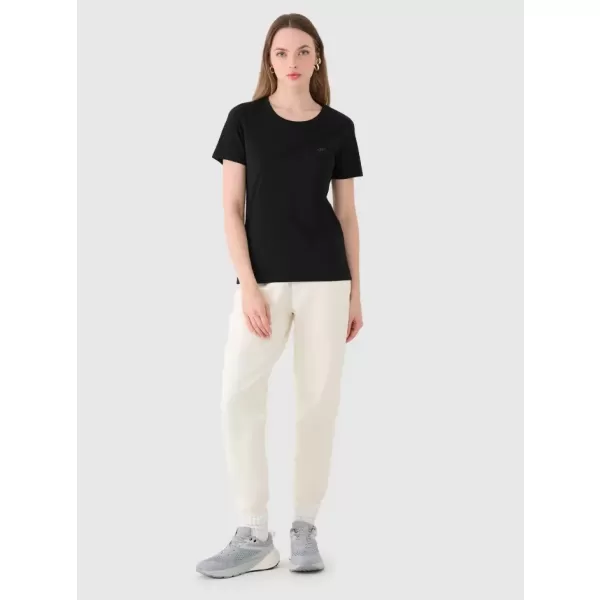  Dámské triko 4F 4FWMM00TTSHF2356 DEEP BLACK 