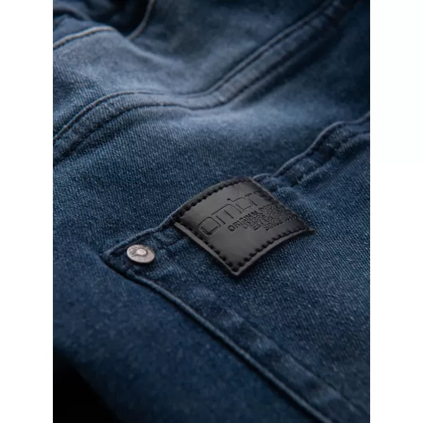  Pánské kalhoty OMBRE OM-PADJ-0243 DARK BLUE 