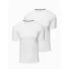 Pánské triko OMBRE OM-TSBS-0232 WHITE/WHITE