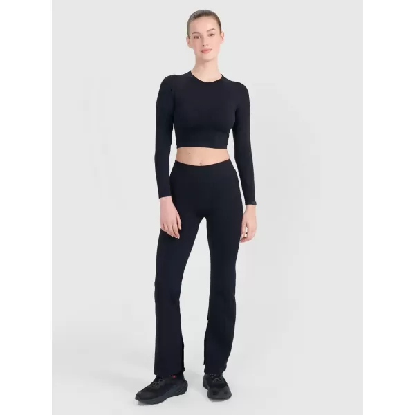 Dámské kalhoty 4F 4FRSS25TFTRF1031 DEEP BLACK 