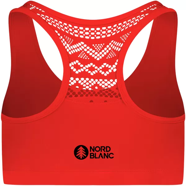  Dámská sportovní podprsenka NORDBLANC STABILITY NBSFL8034 ORANŽOVÝ INKOUST 