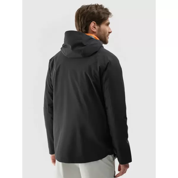  Pánská bunda 4F 4FWSS25TTJAM0750 DEEP BLACK 