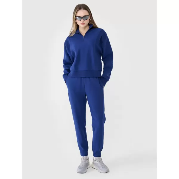 Dámské tepláky 4F 4FWSS25TTROF0996 DARK BLUE 