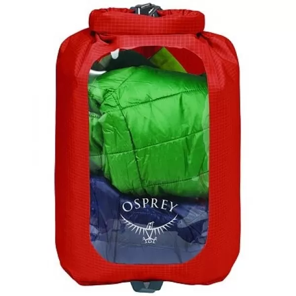  Vak OSPREY DRY SACK 12 W/WINDOW MARS ORANGE 
