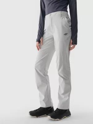 Dámské kalhoty 4F 4FWSS25TFTRF0796 COLD LIGHT GREY