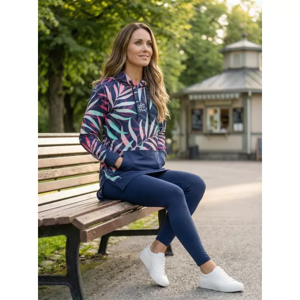  Dámská funkční prodloužená mikina premium ALTISPORT VOJ/ALW094MI03 RŮŽOVÁ/MINT 