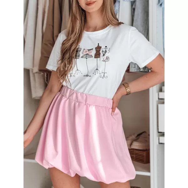  Dámská sukně DSTREET RŮŽOVÁ 