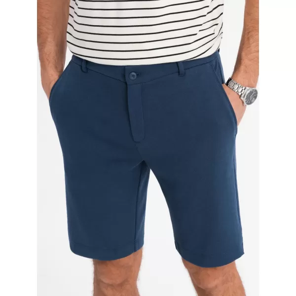  Pánské kraťasy OMBRE OM-SRCS-0166 NAVY BLUE 