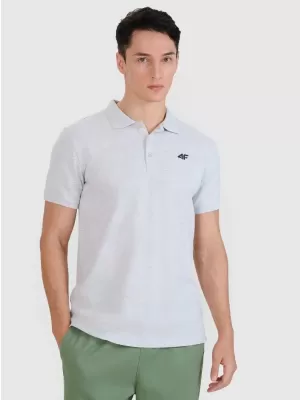 Pánské triko 4F 4FWMM00TPTSM366 COLD LIGHT GREY MELANGE