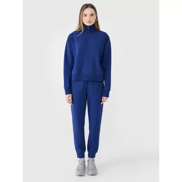  Dámské tepláky 4F 4FWSS25TTROF0996 DARK BLUE 