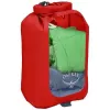 Vak OSPREY DRY SACK 12 W/WINDOW MARS ORANGE