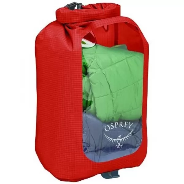  Vak OSPREY DRY SACK 12 W/WINDOW MARS ORANGE 