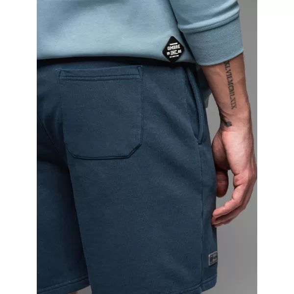  Pánské kraťasy OMBRE OM-SRWS-0122 NAVY BLUE 