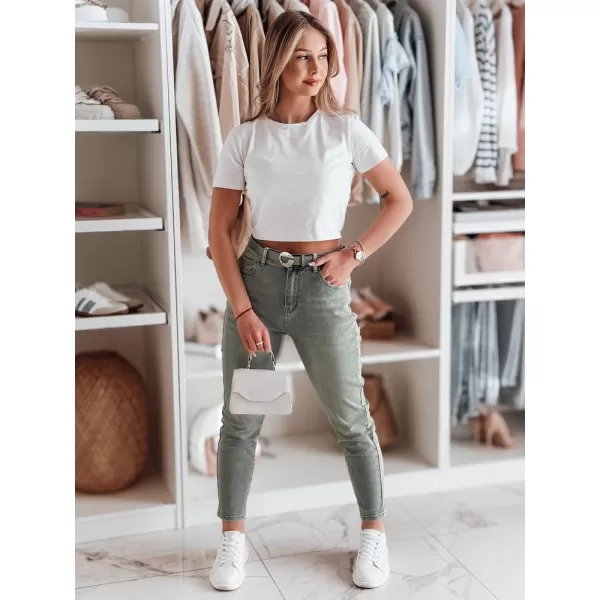  Dámské kalhoty DSTREET SLIMFIZ MODRÁ 