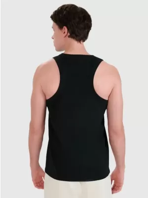 Pánské tílko 4F 4FWMM00TSLEM126 DEEP BLACK