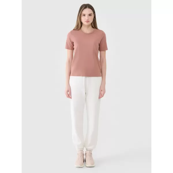  Dámské tepláky 4F 4FWSS25TTROF1013 OFF WHITE 