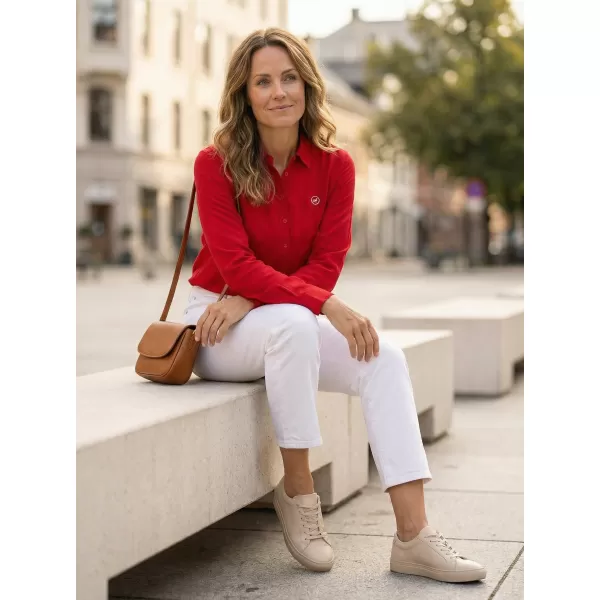  Dámská košile ALTISPORT ELOISA ČERVENÁ 