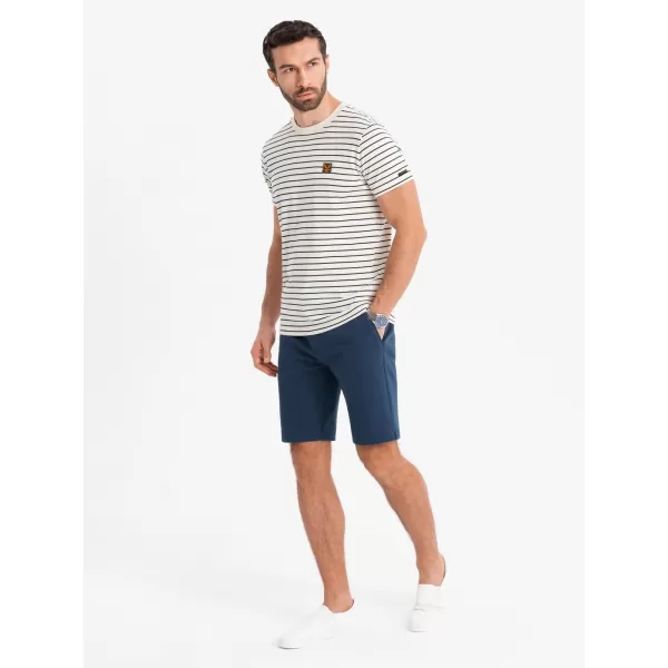  Pánské kraťasy OMBRE OM-SRCS-0166 NAVY BLUE 