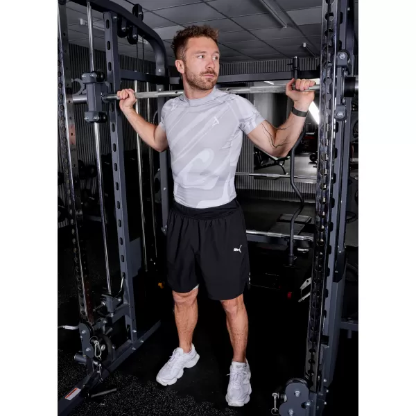  Pánské funkční kompresní triko s krátkým rukávem premium ALTISPORT VOJ/ALM072TR04 GRAY 