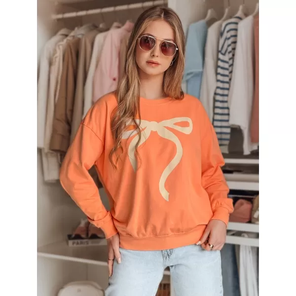  Dámská mikina DSTREET SOFTTIE ORANŽOVÁ 