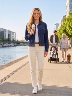 Dámská bunda ALTISPORT EVELINA MODRÁ
