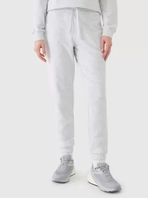 Dámské tepláky 4F 4FWMM00TTROF1138 COLD LIGHT GREY MELANGE