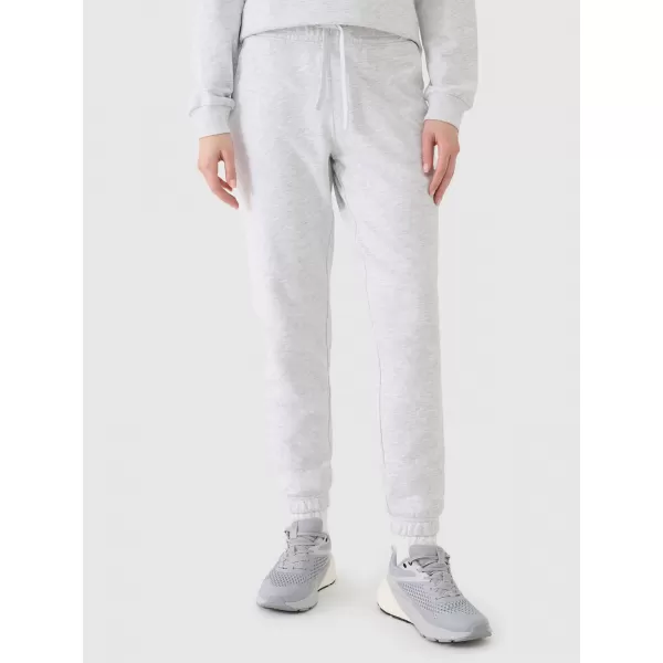  Dámské tepláky 4F 4FWMM00TTROF1138 COLD LIGHT GREY MELANGE 