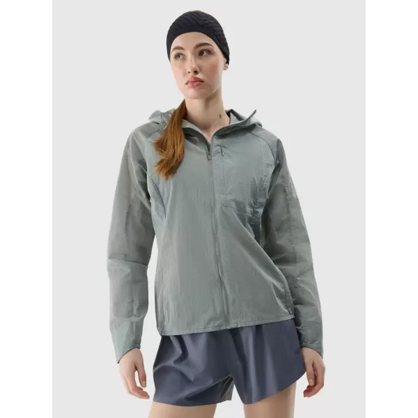  Dámská bunda 4F 4FWSS25TTJAF701 COLD LIGHT GREY 